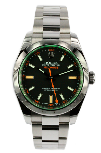 Rolex Milgauss Green Glass