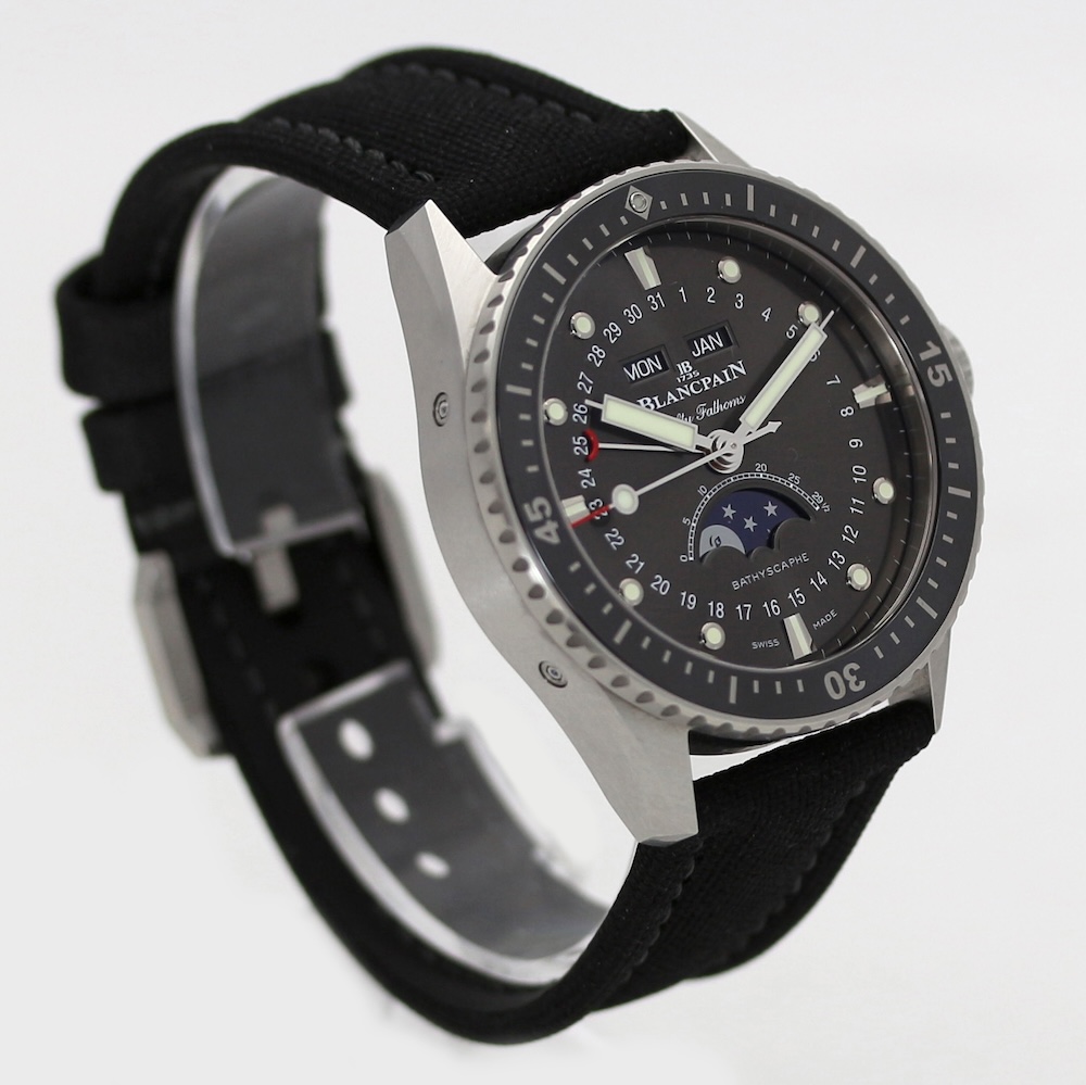 Blancpain Fifty Fathoms Bathyscaphe Quantième Complet Phases de Lune